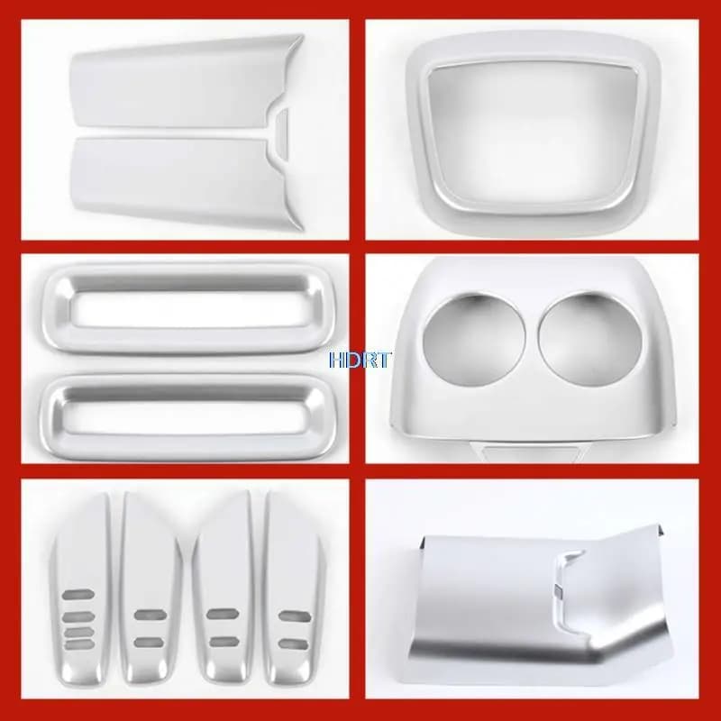 Per Changan Deepal S7 S07 2023 + pannello di controllo della finestra del volante in stile auto telaio di uscita della presa d'aria ABS Chrome Silver Interior