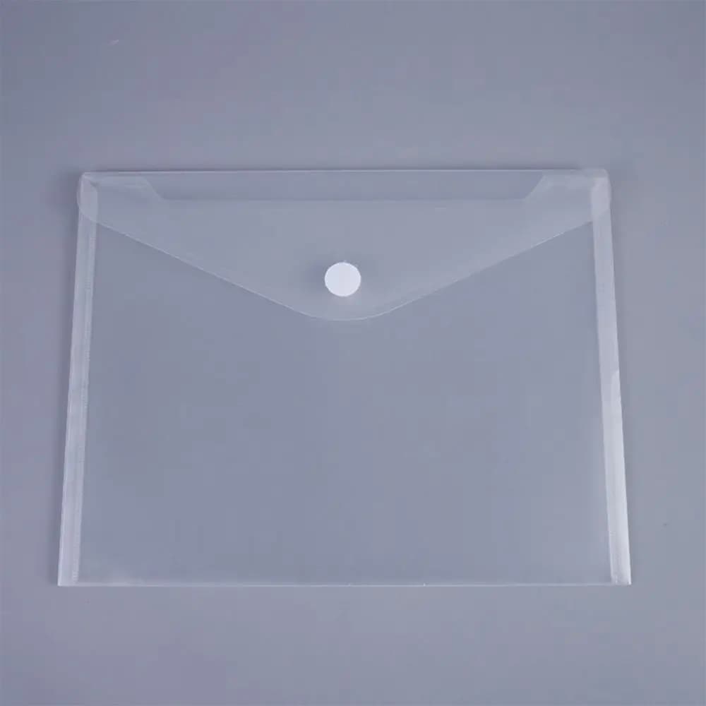 Thickened A4/A5/A7/A8 File Folder Waterproof Transparent File Bag Plastic Stationery Bag Gift