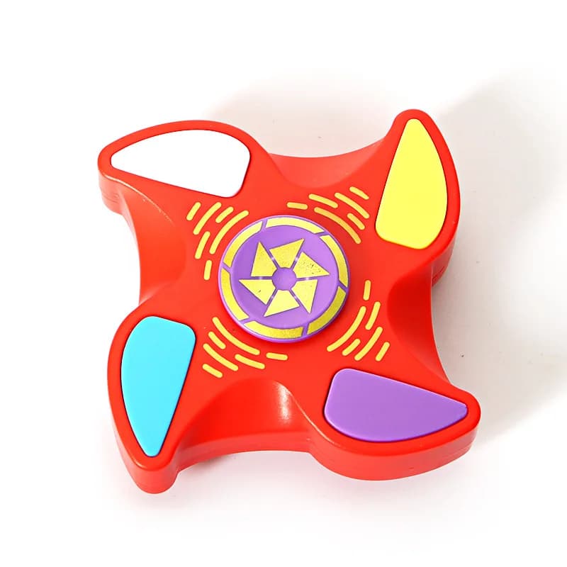 Incandescente Musica Fidget Spinner Colpisci Una Talpa Gioco di Memoria Spinning Top Punta Alleviare Lo Stress Giocattolo Anti Ansia Per I Bambini Richiamo