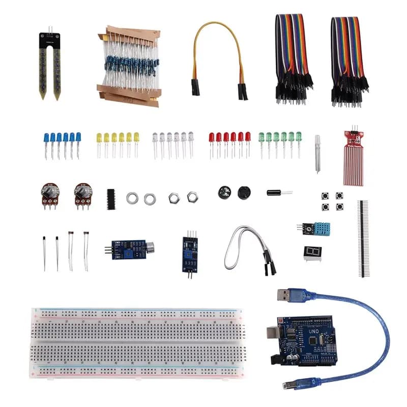 Kit di apprendimento FEDI per Arduino Uno R3 con breadboard e RFID - Componenti base