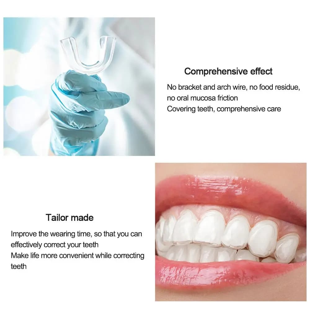 Dental Care New Oral Hygiene Stop Snoring Grind Tightly Orthodontic Box Teeth Whitening Tray Bleach Night Mouthguard