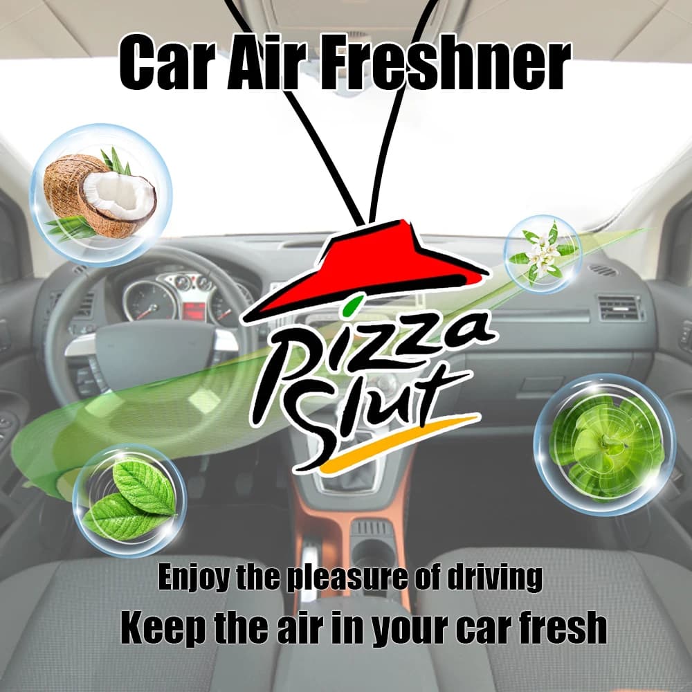 “Pizza Fragrance” Accompaniment Drive, Freschezza Non - Stop – Deodorant for creative car