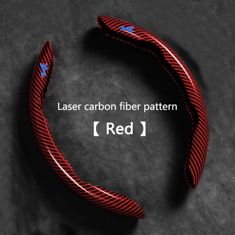 2 Pieces Carbon Fiber Head Covers with Logo Auto, Decorative Protection for Alpine, Kadjar, Twingo, Megane, Scenic, Accessories