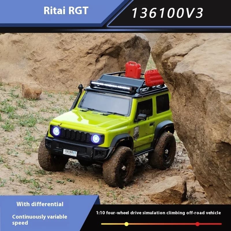 RGT Jimny 136100v3 1/10 4wd RC Auto Crawler Arrampicata Buggy Fuoristrada Rock Modello di Controllo Remoto Auto Per Il Ragazzo Giocattolo Per Adulti Regali