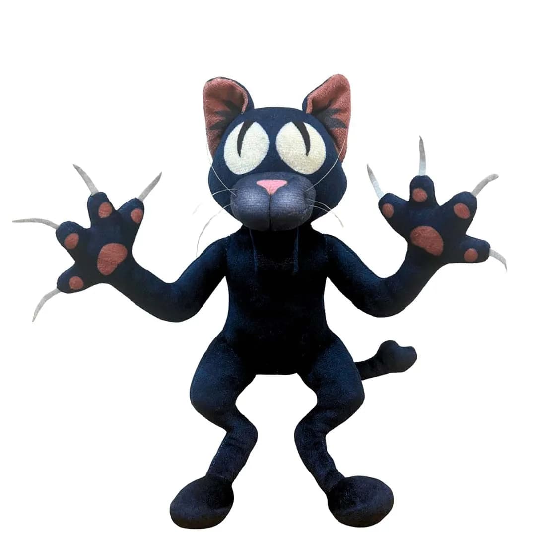 Peluche Gatto Mostro della Foresta 99 Notti nella Foresta, Giocattoli Morbidi Imbottiti, Bambola, Regalo di Compleanno per Bambini e Appassionati di Videogiochi