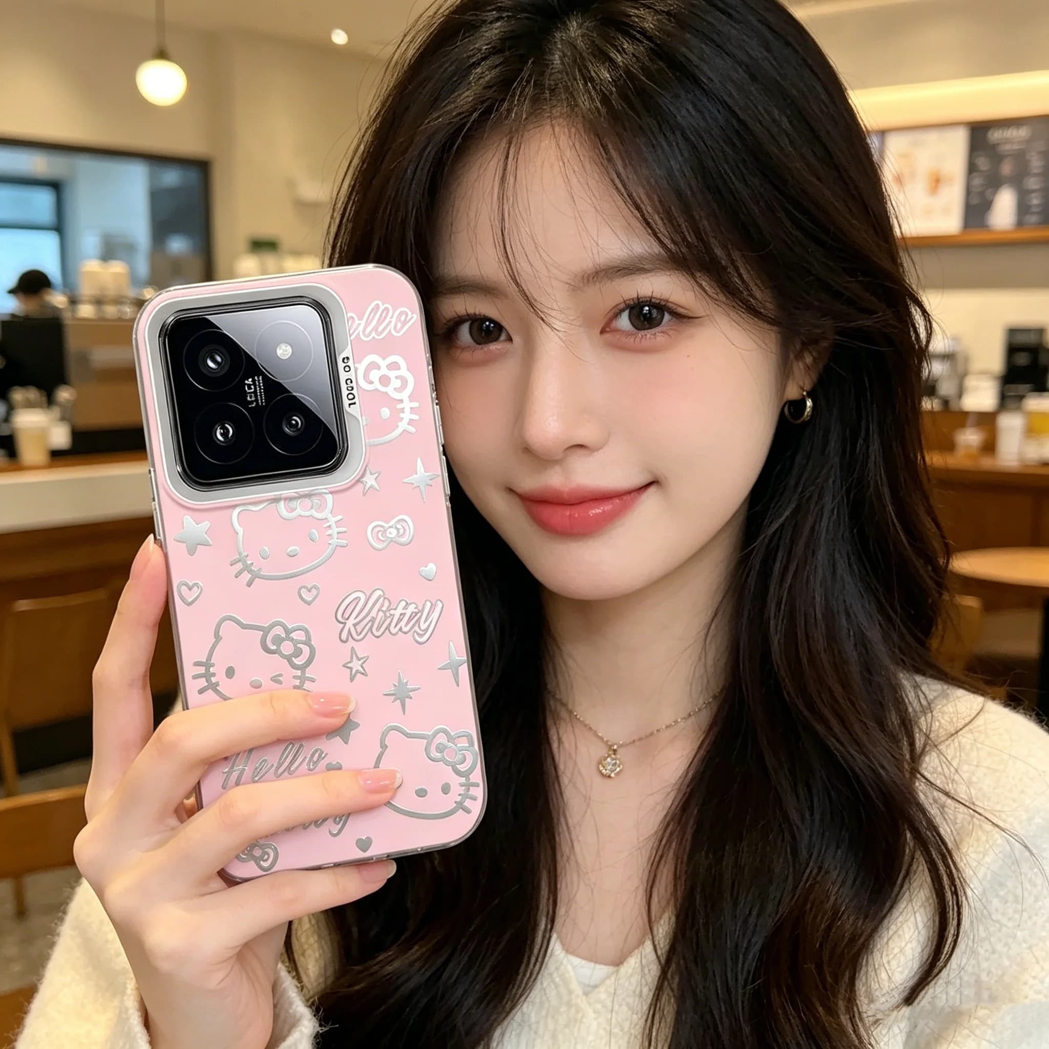 Custodia per telefono Sweet Sanrio HelloKitty per Xiaomi Redmi Note 14 Pro 14 Pro 14C Note 13 12 11 10 Pro 5G, cover posteriore antiurto IMD in PC