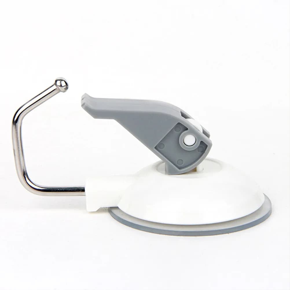 Set di 3 Ganci a Ventosa Industriali in ABS, Resistenti e Multiuso per Casa, Cucina, Bagno, Doccia, Rimovibili dal Muro