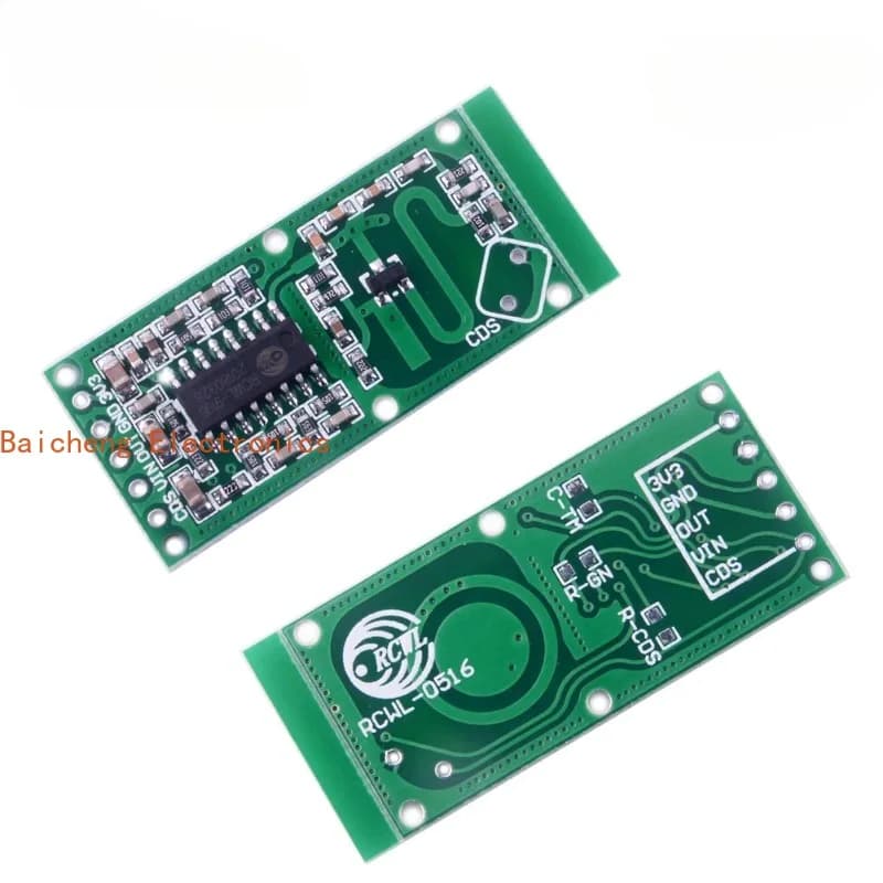 10PCS RCWL-0516 Radar Sensor Switch Module Doppler Microwave Induction Card Intelligent Sensor Detector for Arduino