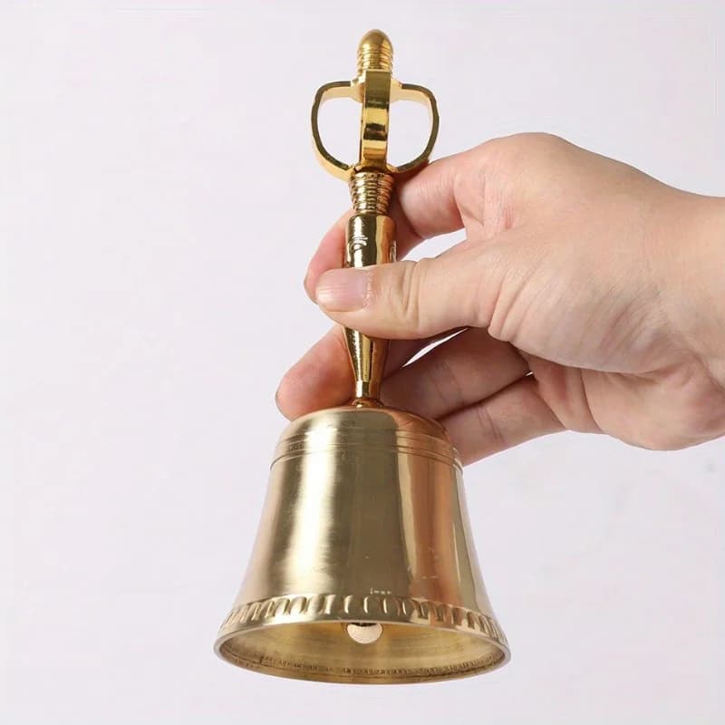 1PC Tibetan Buddhist Meditation Bell and Dorje Set Shiplies Extra Loud Multi-Purpose Hand Call Bell