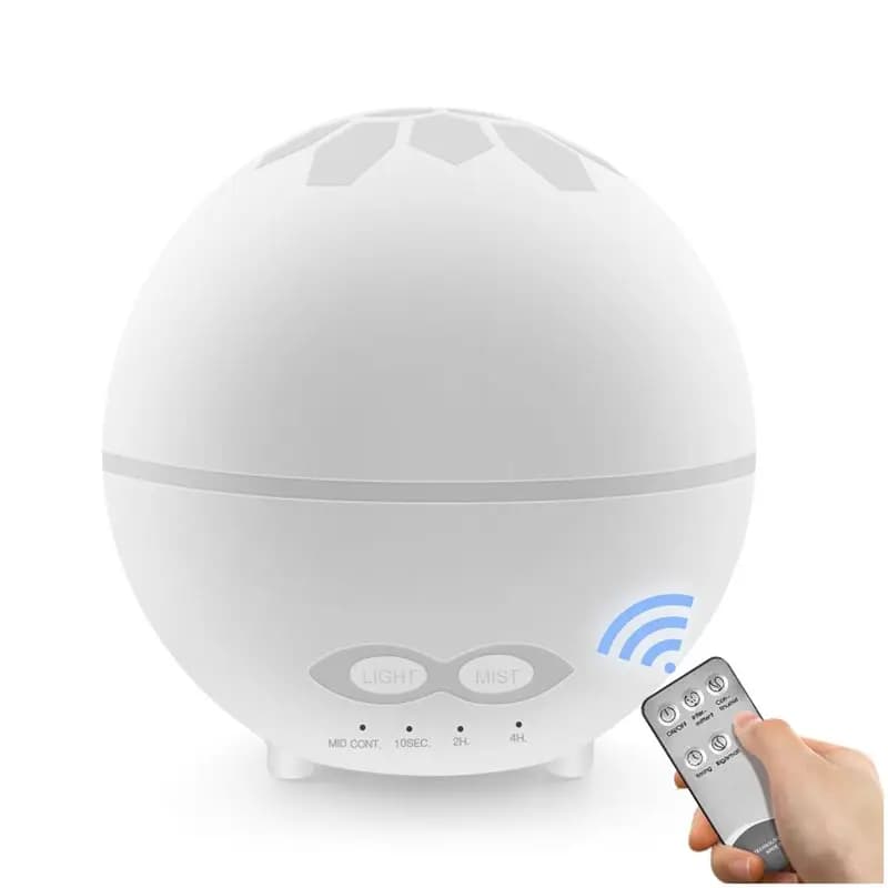 B01C-Macchina per aromaterapia, diffusore di oli essenziali ad ultrasuoni da 400 ml, umidificatore decorativo per la casa, con spina americana