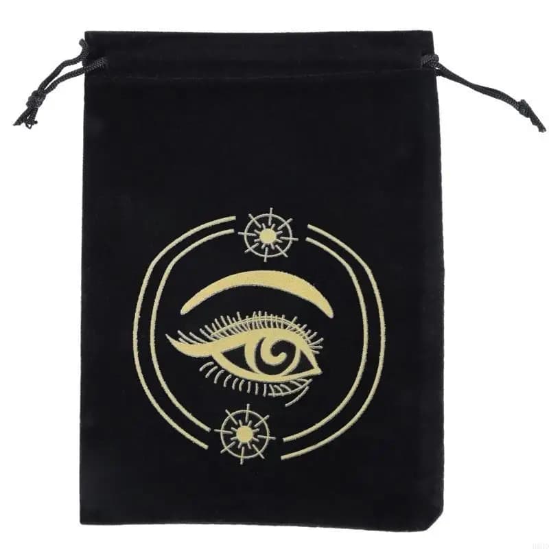 Pacchetto con coulisse Borsa per tarocchi Carte da gioco da tavolo Sacchetti per imballaggio Borse per avvolgere gioielli per