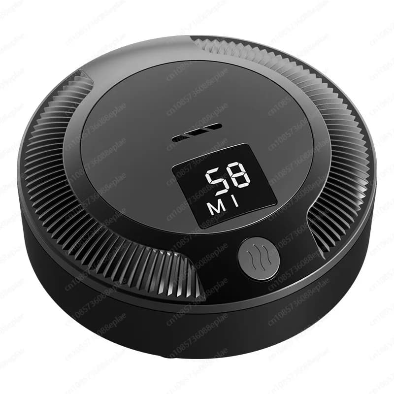 Purificatore d'aria per auto con display digitale, ionizzatore di ozono per polvere di odori di fumo, alimentato tramite USB per uso domestico in auto