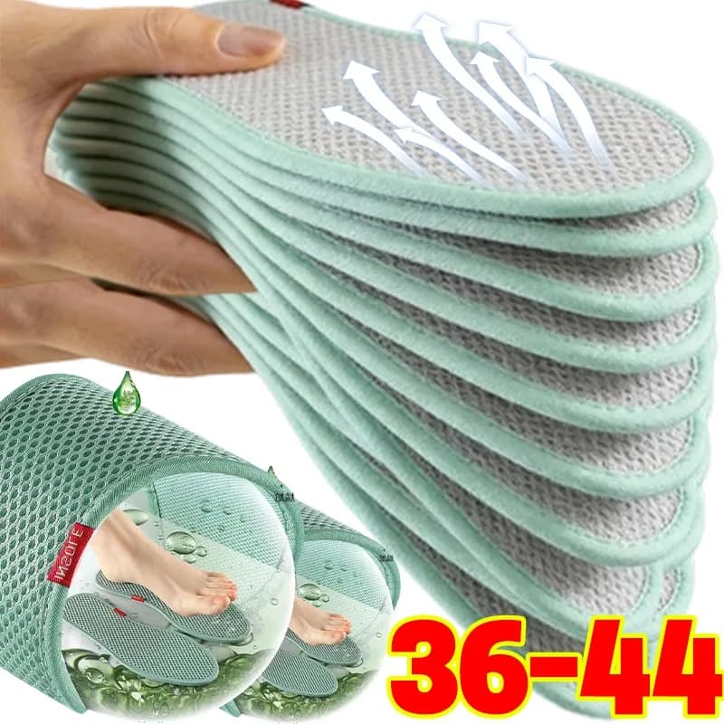 Honeycomb Breathable Insoles Odor Control Shoe Insert for Men Women Sweat Absorbing Cushioning for Work Running Standing All Day