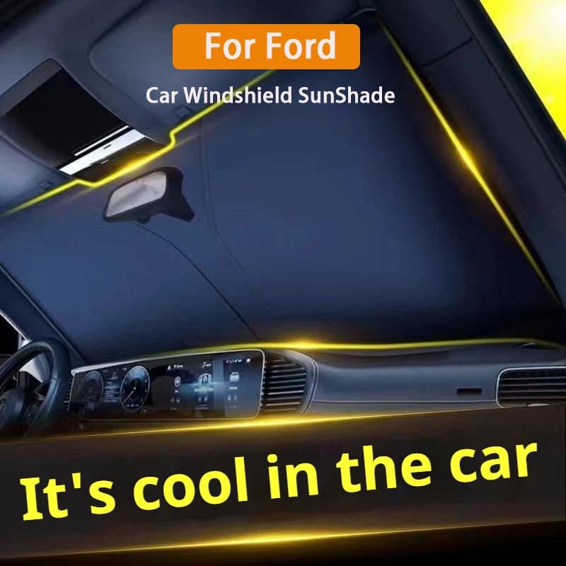 Car Windshield Sunshades Cover for Ford Focus 3 4 ST Fiesta Fusion Kuga Ecosport Mondeo MK3 MK4 Car Front Window Sun Protection