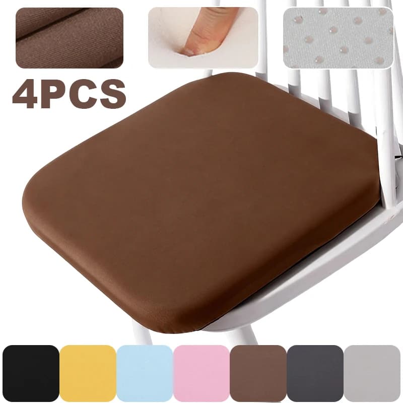 Set di 4 Cuscini in Memory Foam per Sedie, Essenziali per Auto e Ufficio, Decorazione per la Casa, Morbidi e Traspiranti per Lunghe Ore di Seduta
