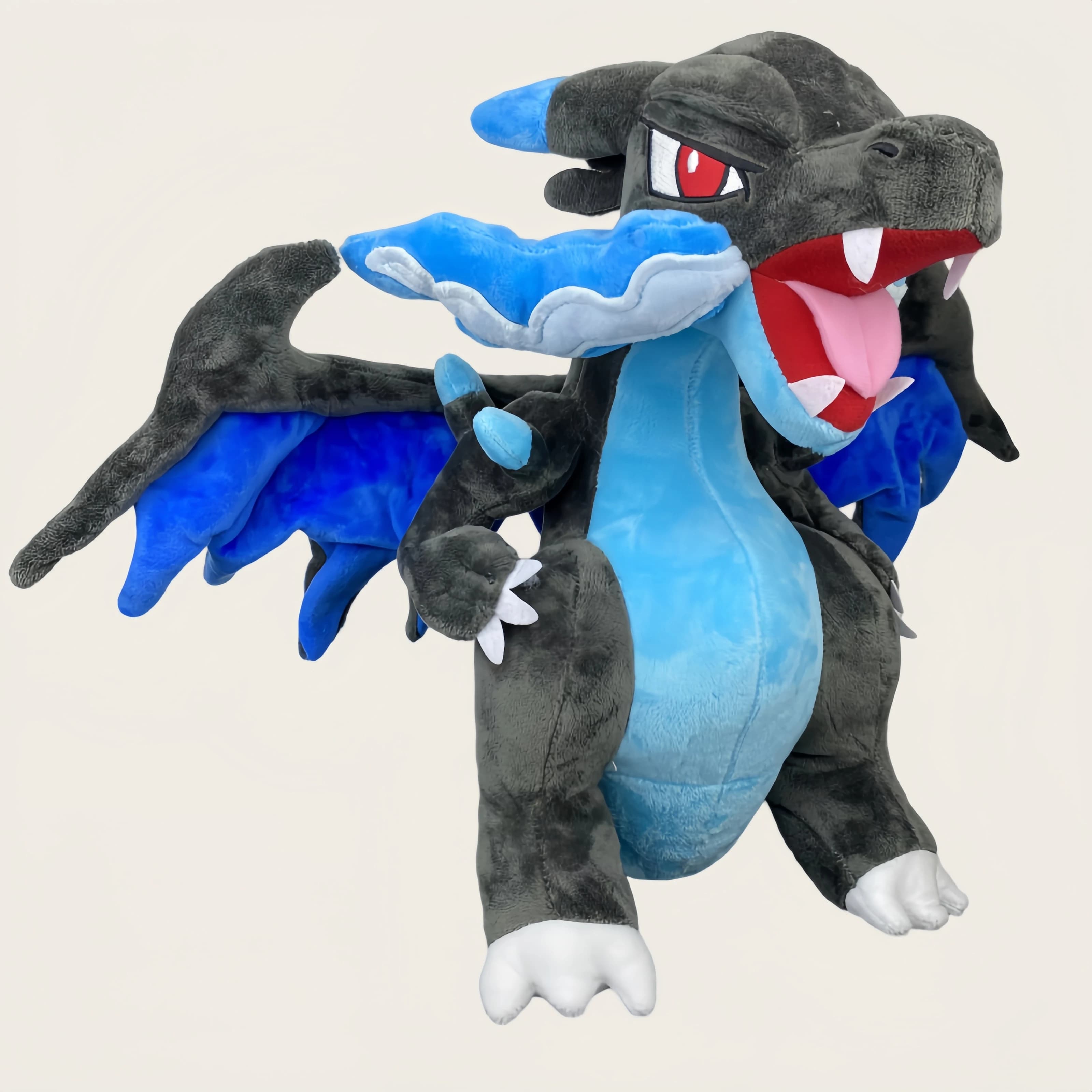 Peluche Pokemon Shine Charizard XY, Giocattolo da Collezione, Morbido Pupazzo Imbottito, Regalo Anime Cartoon
