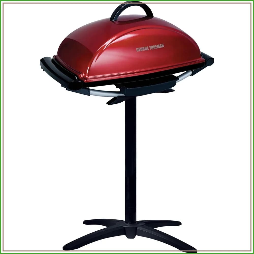 Indoor Outdoor Electric Grill, Non-Stick Griddle Plate, Healthy Drip Tray Reduces Fat, Portable BBQ