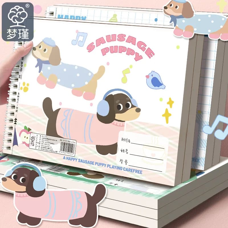 A4 Size Art Drawing Book for Children and Students - Line-bound Sketchbook for Drawing