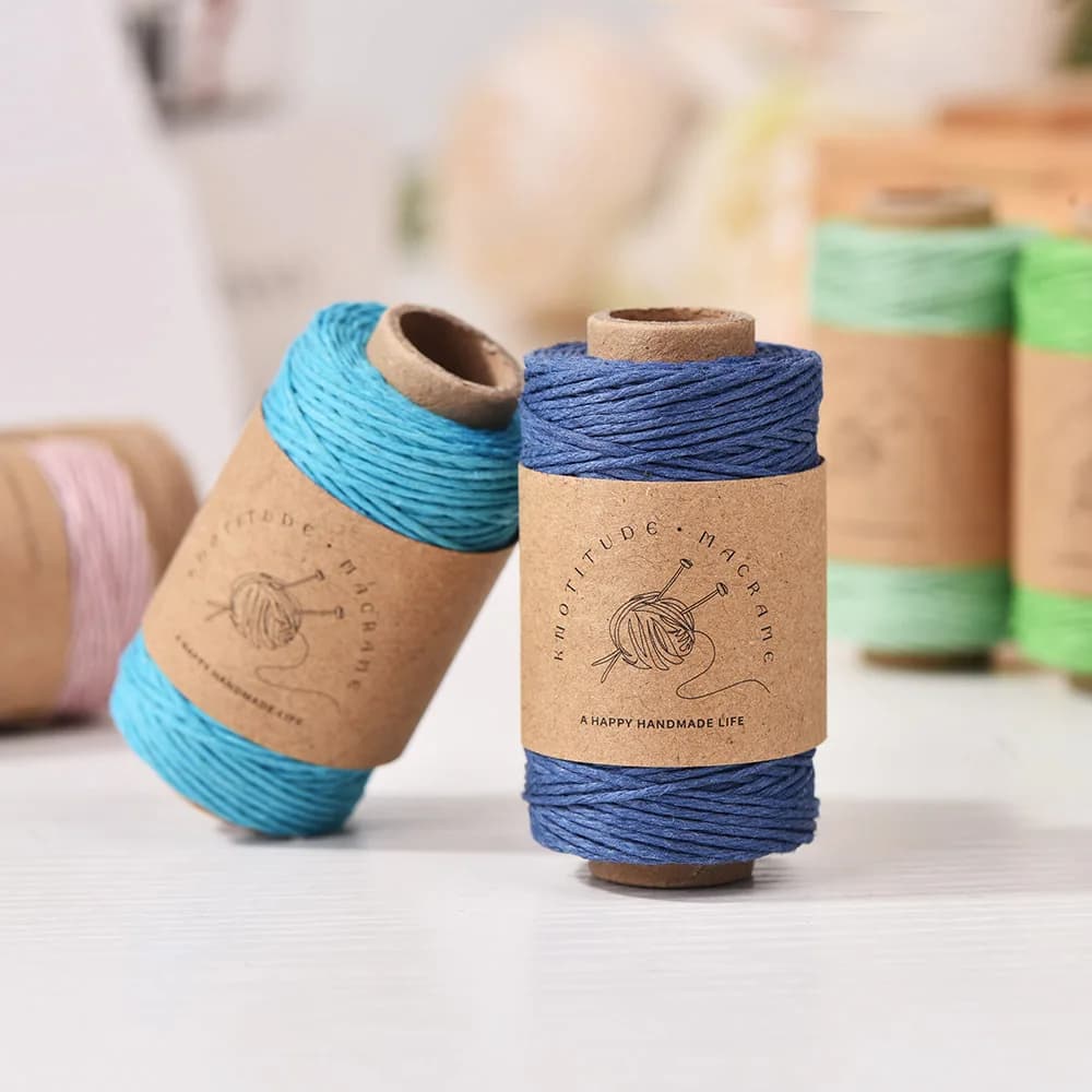 Cavo cerato in lino colorato da 0,8 mm, 50 metri, per braccialetti con perline, collane, creazione di gioielli