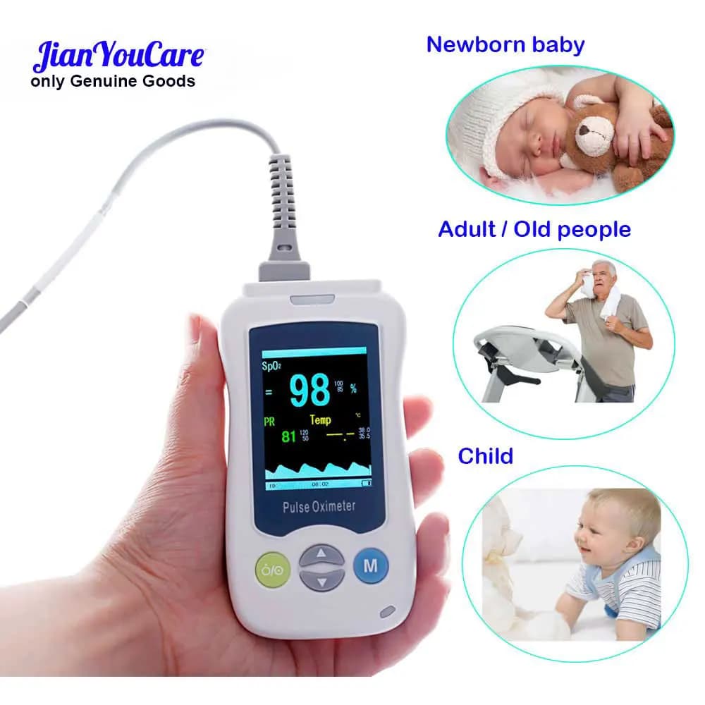 Portable Medical Medical Cleaner for Newborn Adult Newborn Baby Children Mini De Pulse OLED Fingertip Oximetr