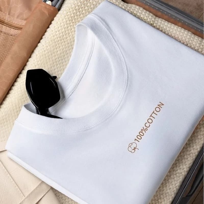 T-shirt da uomo in cotone tinta unita traspirante coppia oversize unisex casual allentato da donna top tee streetwear abbigliamento manica corta