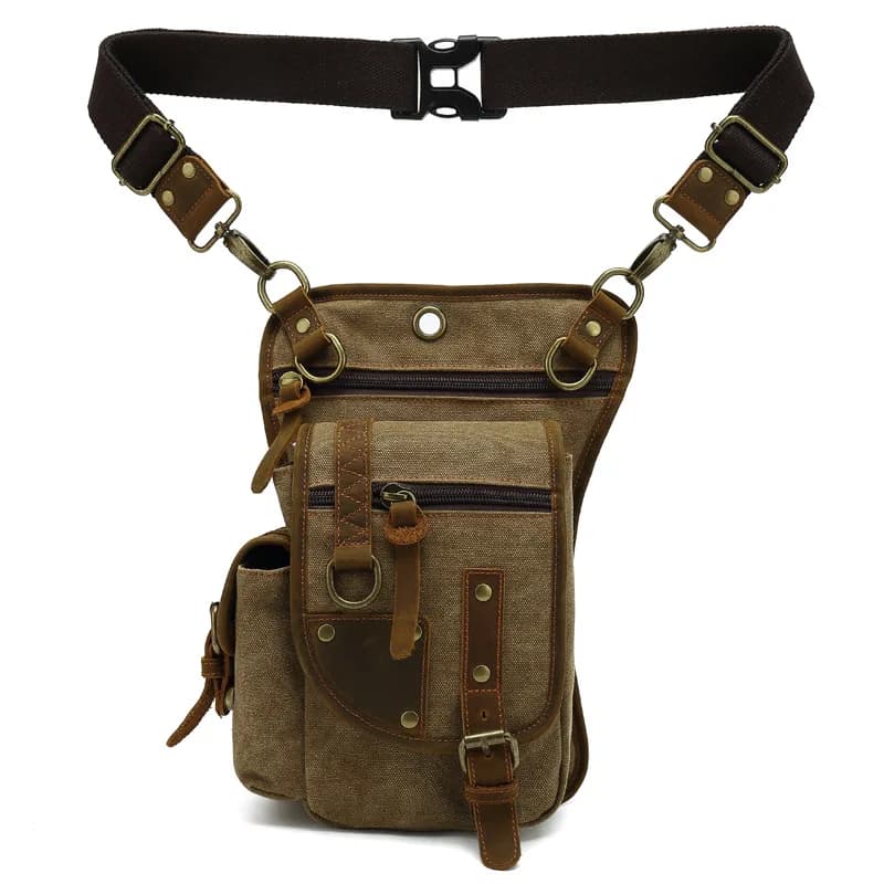 Borsa a gamba scesa in tela sport coscia Outdoor marsupio per uomo donna ciclismo Multi-tasca marsupio zainetto sacoche homme sac