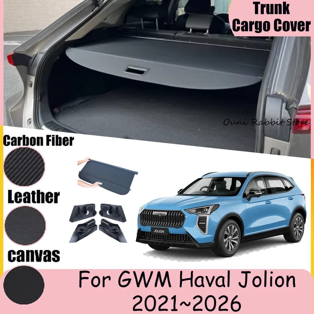 Per GWM Haval Jolion 2021~2026 2022 2023 2024 2025 Telo Copribagagli Telescopico per Auto, Tenda di Copertura Vano Bagagli, Acc