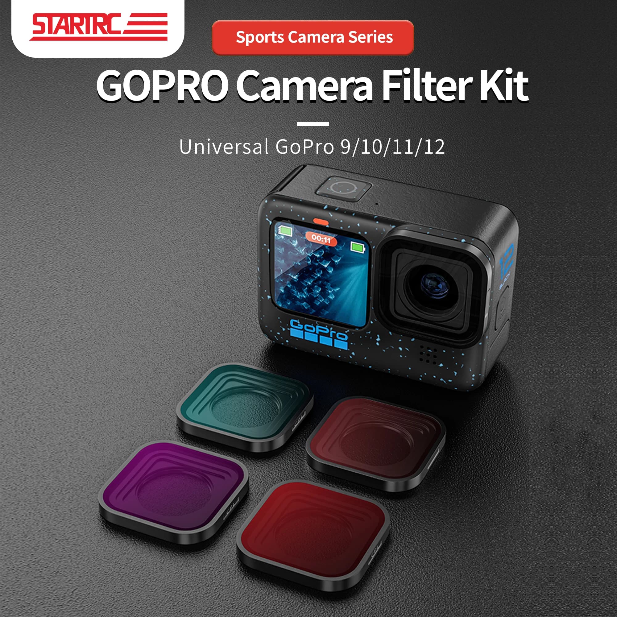CPL ND Filters Kit for GOPRO HERO 12 11 10 9 CPL ND8 ND16 ND32 HD Optical Glass Lens Filters Accessories
