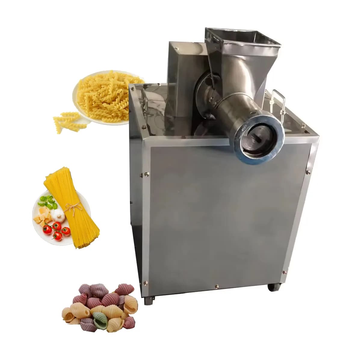 Macchina Automatica Elettrica per Pasta e Maccheroni, Estrusore per Spaghetti e Tubi Cavi, Impastatrice per Pasta HJ-BK60