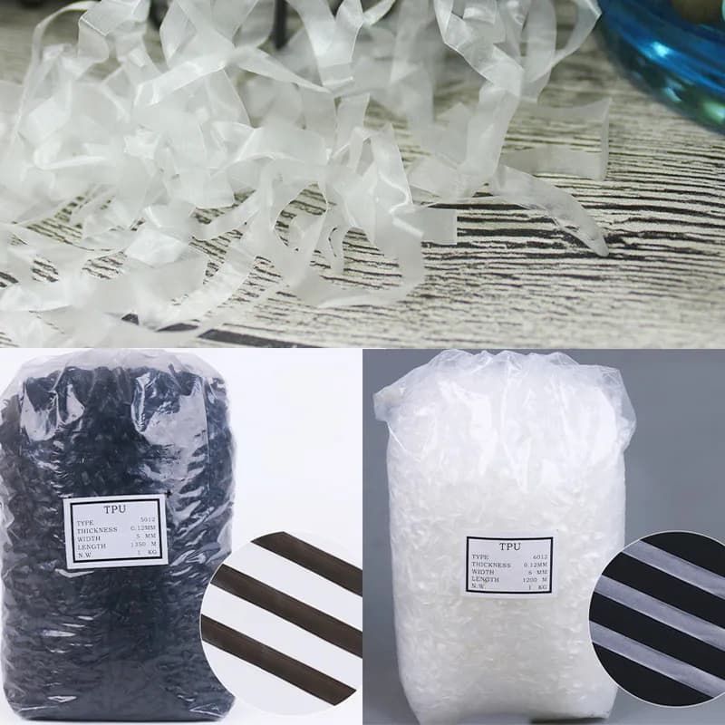 3-10 mm Transparent Black Elastic TPU Strap Tape for Women Clothing Bra Straps for Sports Clothing Accessories for DIY-to-te production