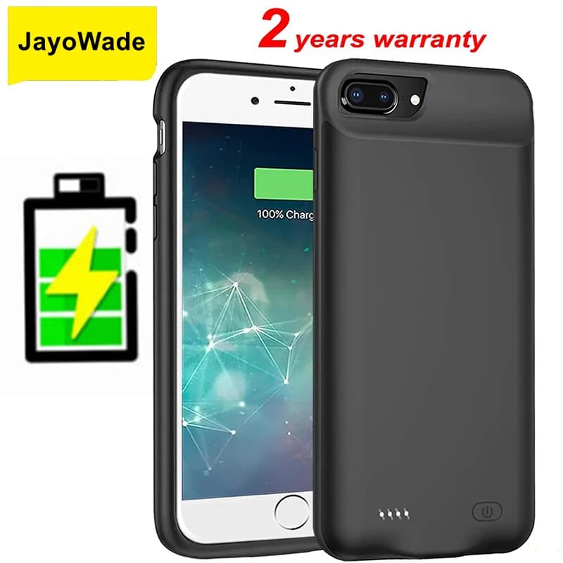 Custodia per batteria sottile da 10000 mAh per IPhone 8 Plus 7 Plus 6s Plus 6 6S 7 8 S 2020 Custodie per caricabatteria per telefono cellulare Banca di potere portatile