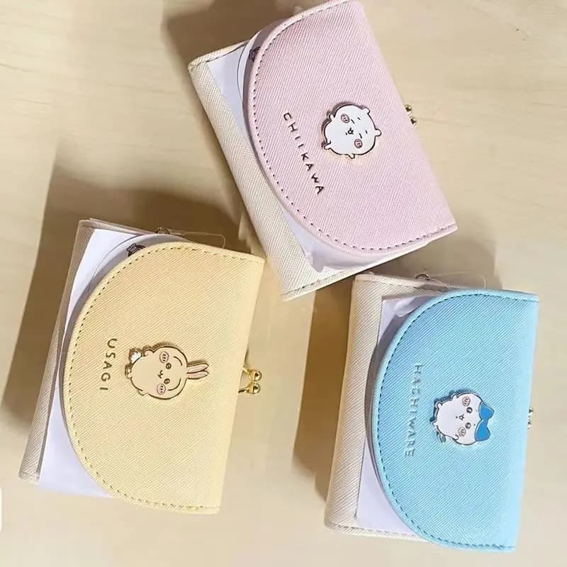 Anime Cartoon Kawaii Chiikawa Wallet Long Style Little Fresh Zipper Can Be Placed Mobile Phone Card Layered Storage Good Looks