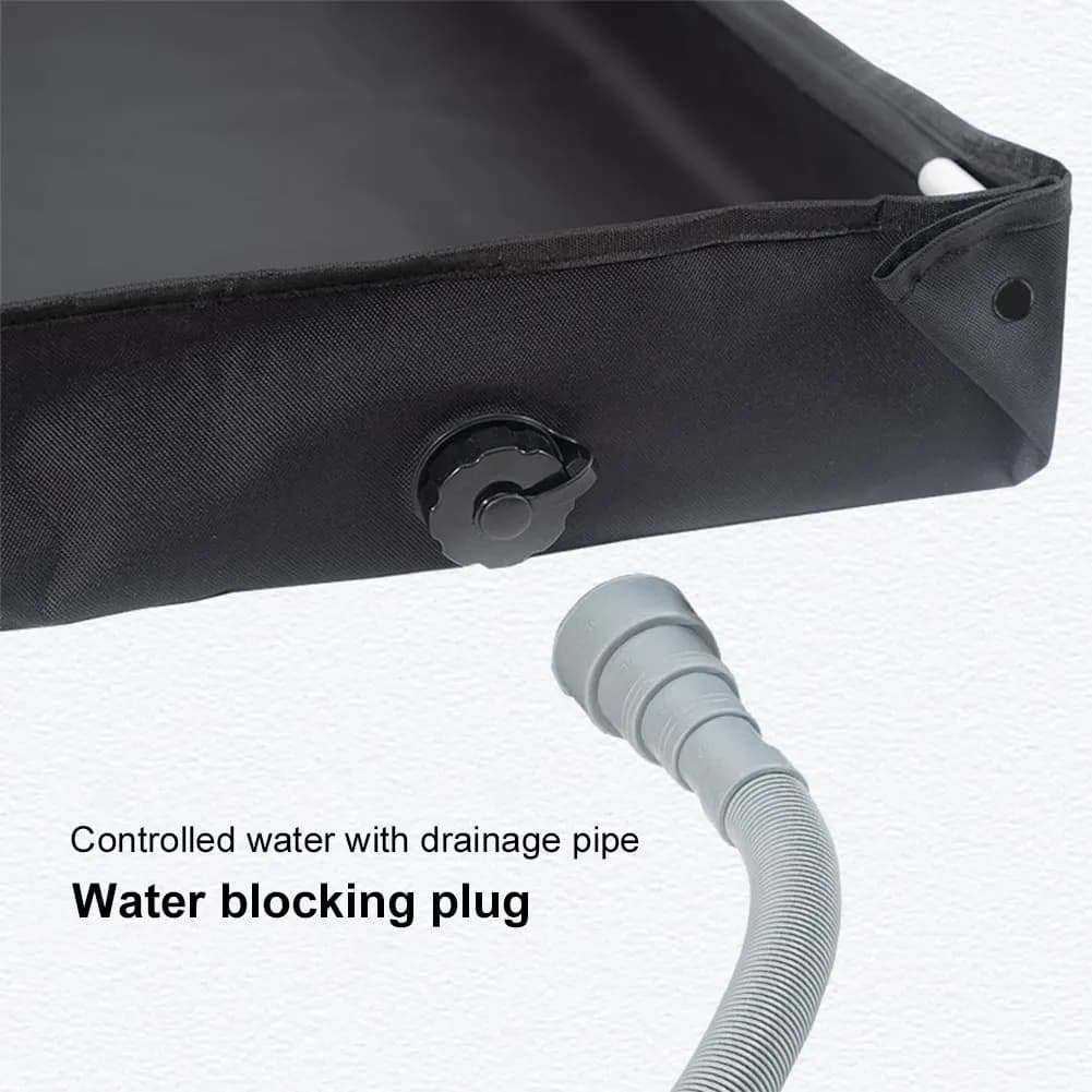 Portable Camping Shower Base with Drain Hose Camping Shower Tent Floor Base Outdoor Tent Shower Tray for Indoor and Outdoor