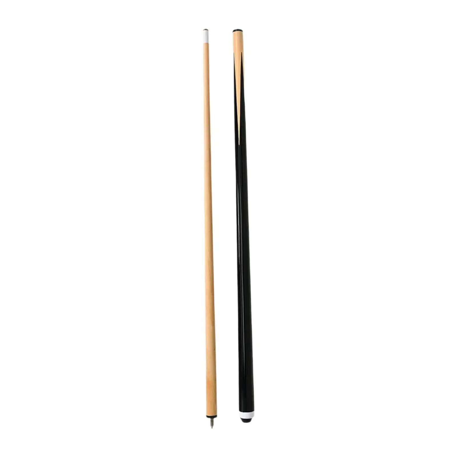 1/2 Split Stecca da biliardo Stecca da biliardo Sostituzione Moda Snooker Bastone da biliardo in legno per principianti Allenamento Uomini Donne Adulti