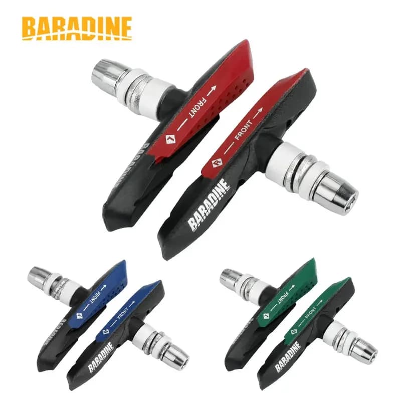 Baradine 959V 73mm MTB V-pastiglie freno Freni meccanici a trazione lineare Doppio composto Blocchi freno per bicicletta Uso per tutte le stagioni