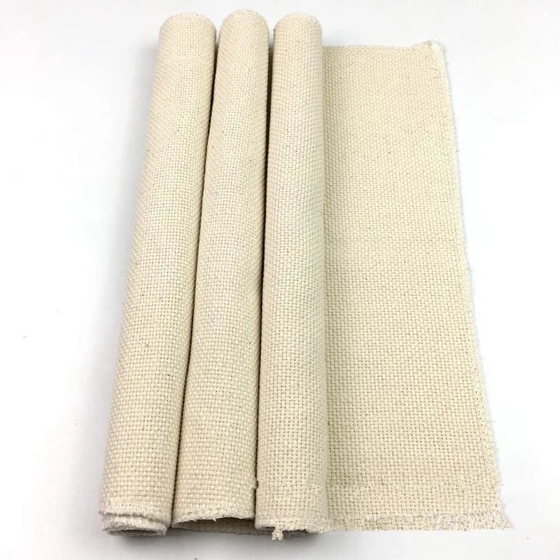 Cloth for DIY Embroidery Needlework Fabric Sewing Punch Needle Accessory Handmade Chrismas Gifts 28*28cm