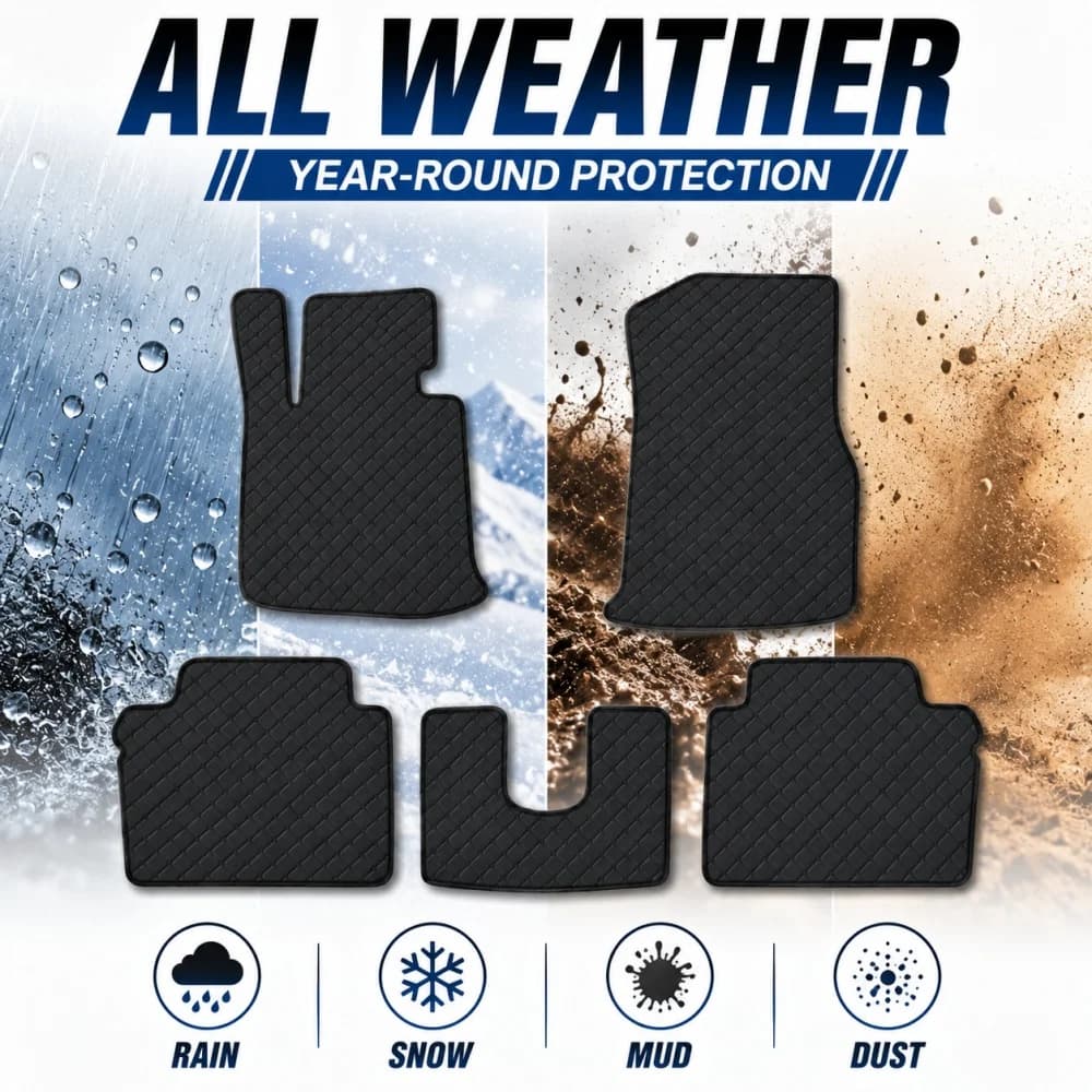 Custom For JAC E30X Yiwei 3 Yttrium 3 5 Seat PU 2023-2026 Flat Car Floor Mats Anti-Slip Car Accessories Left/Right-hand Drive