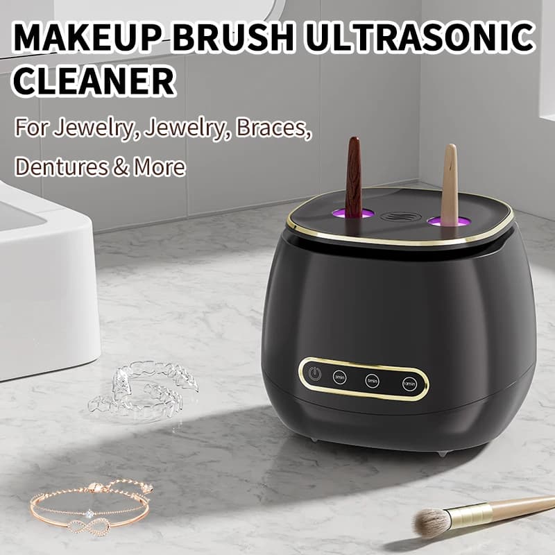 USB Ultrasonic Deep Cleaner, Multifunctional Compact for Jewelry, Makeup Brushes, Braces, Mouthguards, Small Household