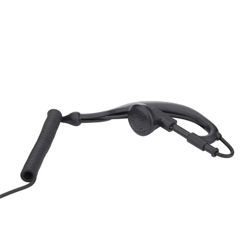 SWXF 3PCS 2 PIN Auricolare Auricolare PTT MIC Ganci per l'orecchio Walkie Talkie Auricolare Auricolare per UV5R//HYT
