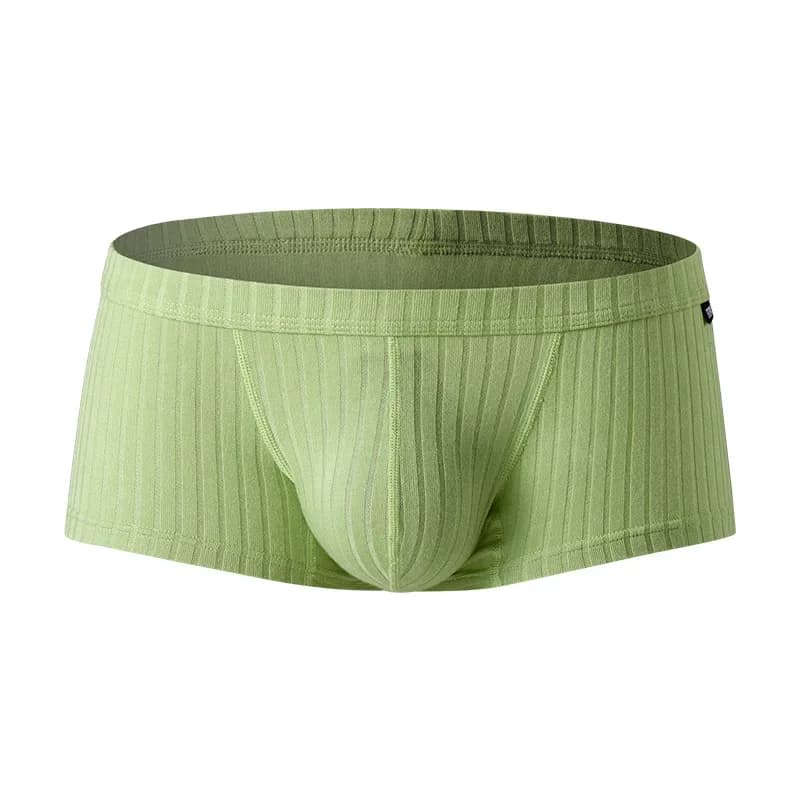 Boxer da Uomo a Vita Bassa, Singolo Strato, con Tasca a U Convessa, Traspiranti, Sexy, Intimo Maschile