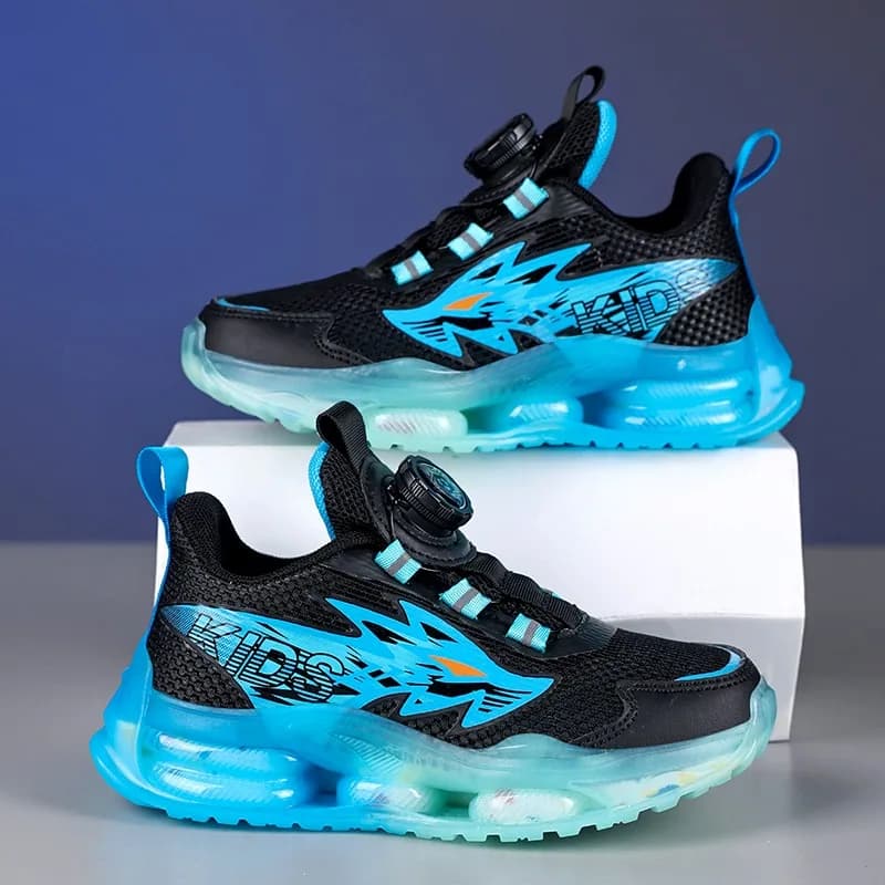 Summer Kids Sneaker Boy Shoes Breathable Mesh Comfortable Children Casual Chunky Sneaker Platform Sports School Shoes for Boy