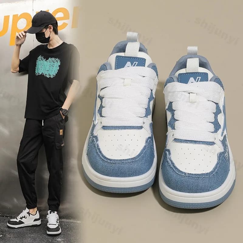 Scarpe vulcanizzate da uomo 2025 Autunno Outdoor Moda Scarpe da corsa Piattaforma Sneaker casual Scarpe sportive antiscivolo Zapatos Para Hombres