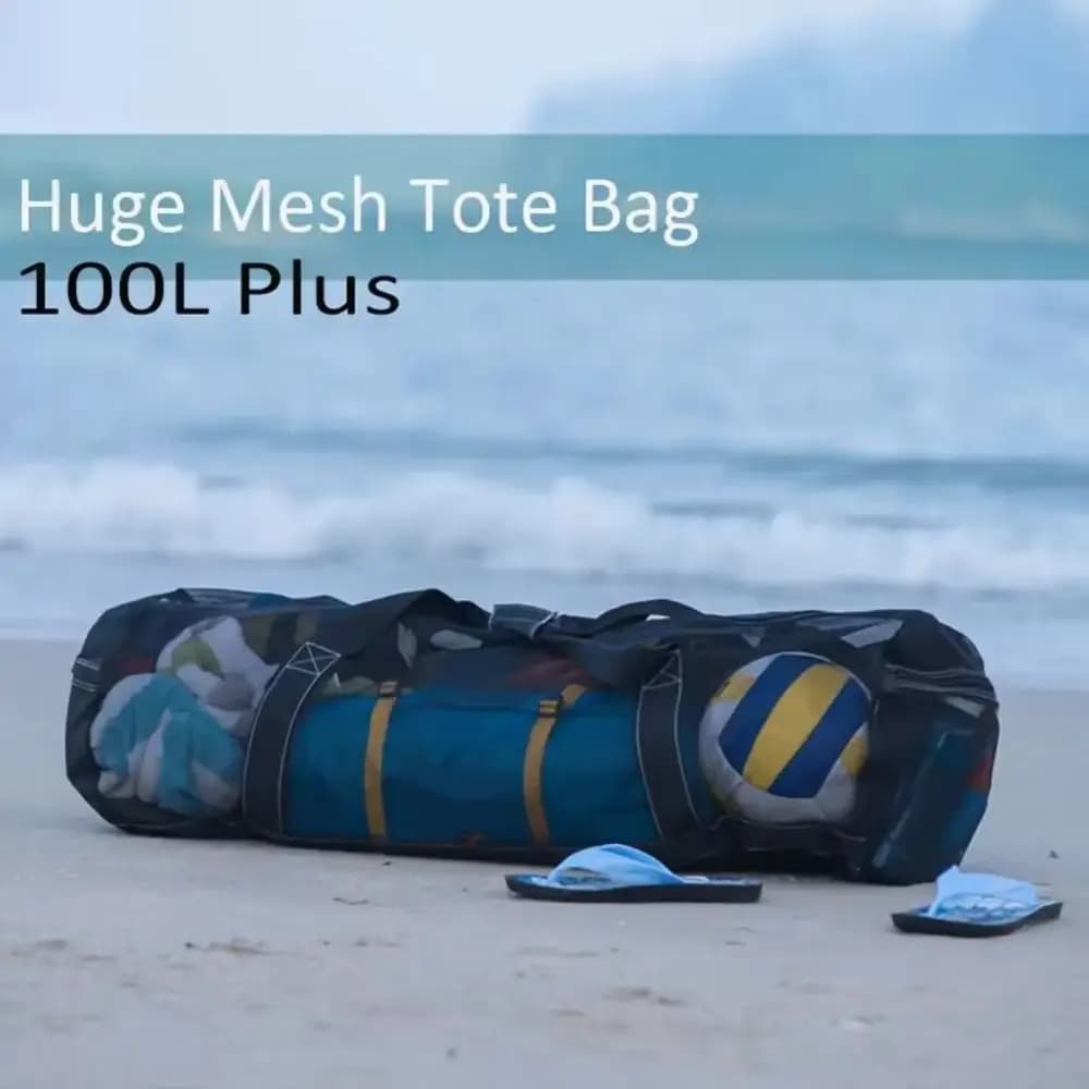 Large Capacity Network Diver Bag Travel bag Gymnastics for swimming Nylon folding gym bag for surfing and snorkeling on the beach