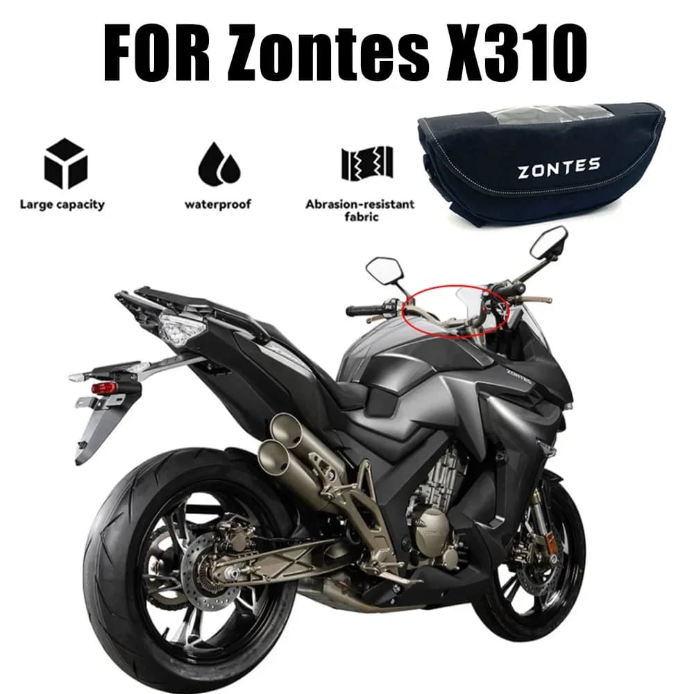 FOR Zontes X310 310X 310X1 310X2 310 X1 X2 Motorcycle Waterproof Bag Navigation Universal Motorbike Tool Backpack Portabl