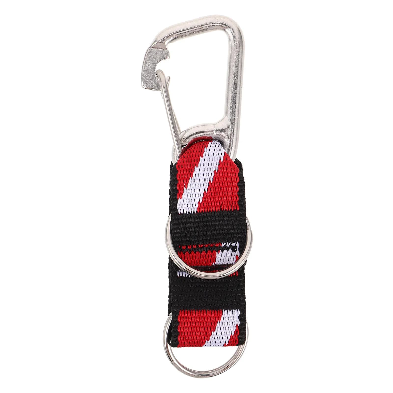 Diving Mouthpiece Keeper Snorkeling Regulator Safety Hook Dive Flag Webbing High Visibility Scuba Gear Strap Keychain Lanyard