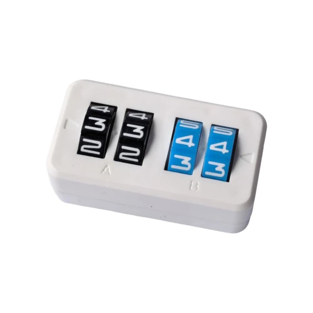 4 Digit Board Game Life Counter Adjustable Wheel Self Discipline Board Games Score Tracker Flexible Mini Scoreboard Office Fun