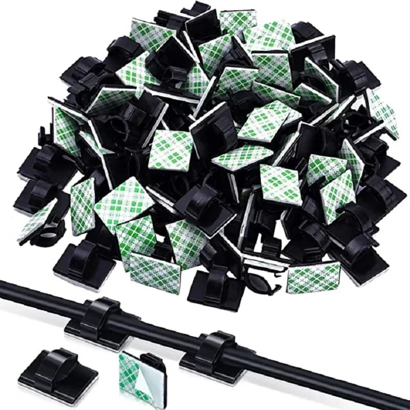 Gestore cavi da 30 pezzi, morsetto per cavi, workstation desktop, gestore cavi, dati di ricarica, strumento di gestione del cablaggio