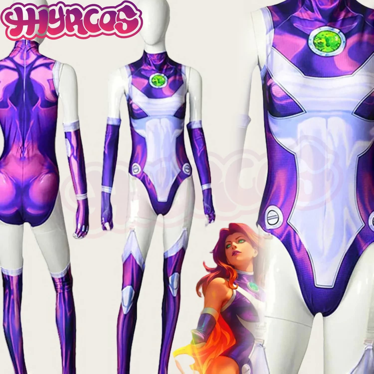 25 Anime Tai tan Tuta Zentai Tuta Sexy Starfire Supereroe Costume Cosplay Donne Sexy Uomini Carnevale Abiti da festa Halloween
