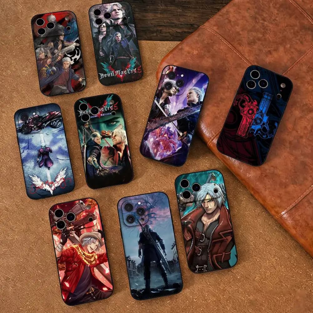 D-Devil May C-Cry Phone Case For IPhone 17 16 15 14 13 12 11 PRO MAX PLUS Mini TPU Soft To Skin-friendly Case