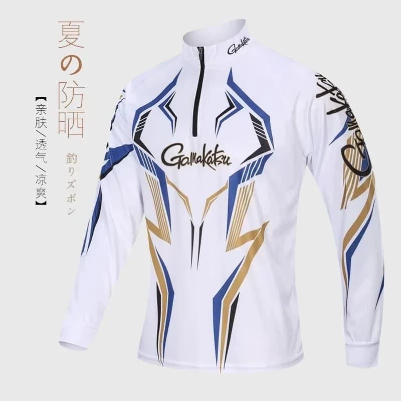 Outdoor Sports Summer Fishing Clothing Anti-UV Sunscreen Breathable Quick Drying 2025 Fishing Shirts Long Sleeve Clothes